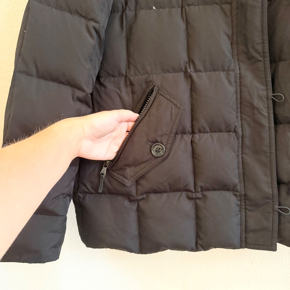 Lauren Ralph Lauren Womens Quilted Down Puffer Jacket Coat Sz XL Quiet Luxury - Picture 10 of 15